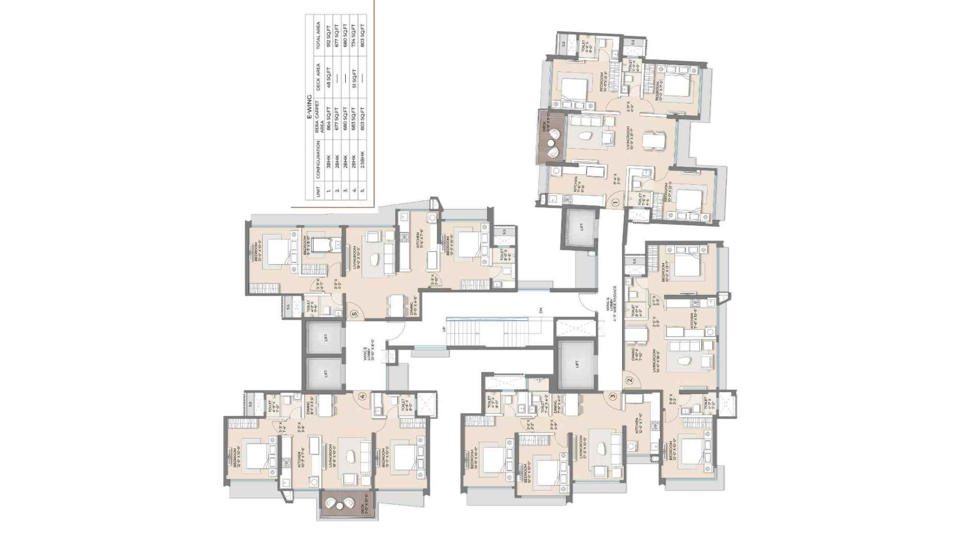 Arkade-Rare-Floor-Plan-Wing-E