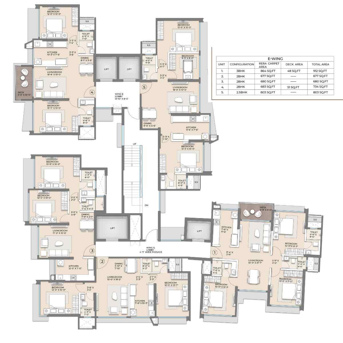 Arkade-Rare-Floor-Plan-Wing-E